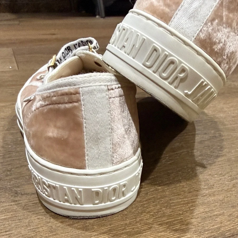 Dior Beige and White Women's Sneakers